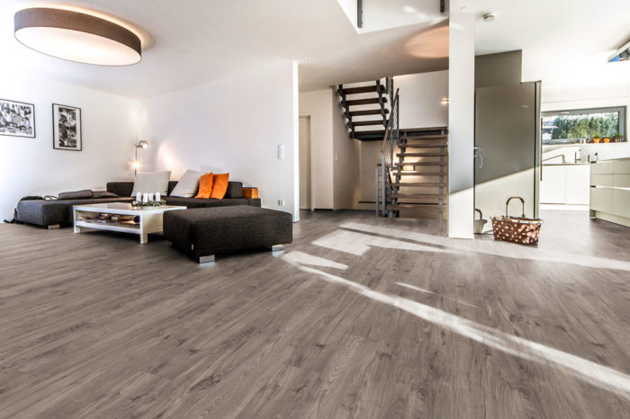 enia - TRIPLE aqua Graz droplank click - oak rustic grey – Bild 2