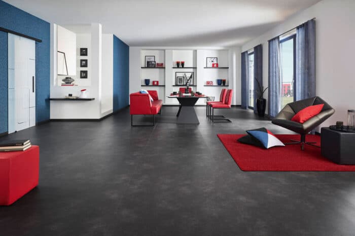 Joka - Designböden 555 Klebevariante - Black Big Stone – Bild 2